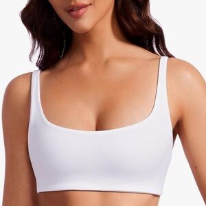 White sports bra